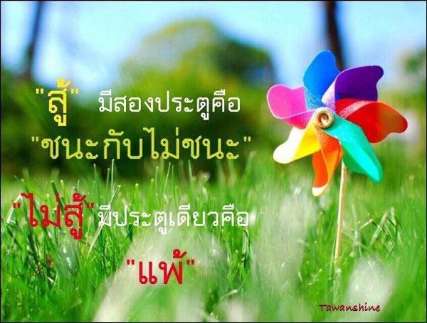 บทความให้กำลังใจ บทความให้กำลังใจ