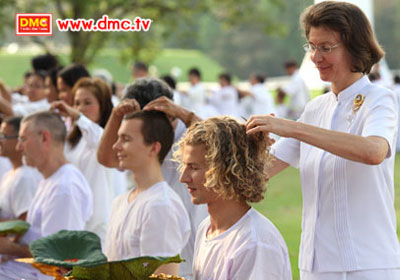 พิธีตัดปอยผมธรรมทายาทนานาชาติ รุ่นพิเศษ