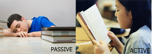 คิด พูด ทำ อย่าง Active  และ Pssive