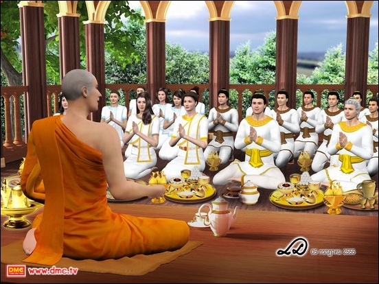เมื่อมีเหล่าสาธุชนมาคอยอุปัฏฐากบำรุงมากเข้า ก็เป็นผลทำให้ ตัวเขาเกิดความประมาทชะล่าใจในเรื่องของการปฏิบัติธรรม