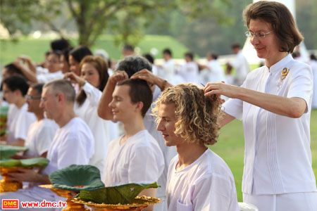 พิธีขลิบปอยผมธรรมทายาทนานาชาติ รุ่นพิเศษ