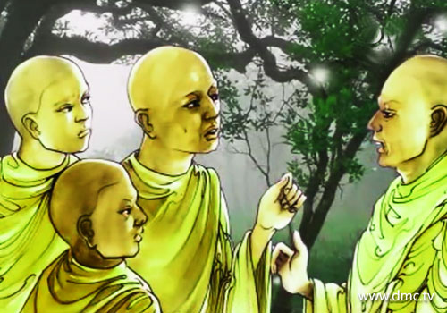 ภิกษุทั้งหลายต่างหาคำตอบจากคำถาม ที่พระพุทธองค์ทรงตรัสถามขึ้นในที่ประชุม ภิกษุทั้งหลายต่างหาคำตอบจากคำถาม ที่พระพุทธองค์ทรงตรัสถามขึ้นในที่ประชุม