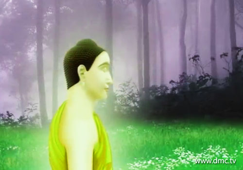 ไฟป่าดับลงทันทีเมื่อลุกไหม้เข้ามา ใกล้ที่ประทับขององค์พระศาสดา