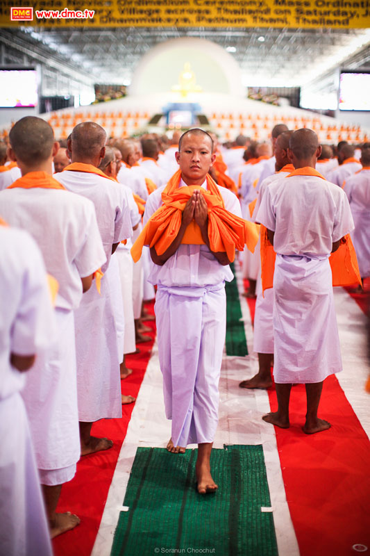 พิธีบรรพชา ณ สภาธรรมกายสากล พิธีบรรพชา ณ สภาธรรมกายสากล