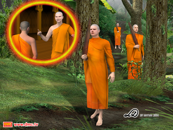 อลัชชีจะคุกคามภิกษุผู้มีศีลจนต้องหลบหนี ออกไปอยู่ในป่า