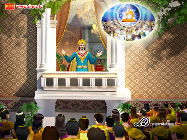 ท่านคีร์ซานได้นำคำสอนทางพระพุทธศาสนาวิชชาธรรมกาย ไปเผยแผ่ในแคว้นของตน