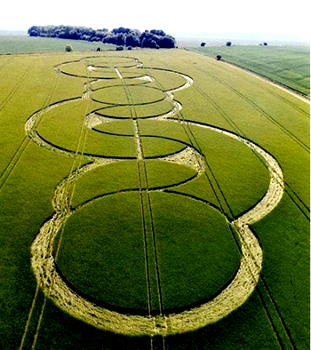 Crop Circles วงกลมหรือสัญลักษณ์ประหลาด ที่ทุ่งข้าวสาลีหรือข้าวบาร์เลย์ Crop Circles วงกลมหรือสัญลักษณ์ประหลาด ที่ทุ่งข้าวสาลีหรือข้าวบาร์เลย์