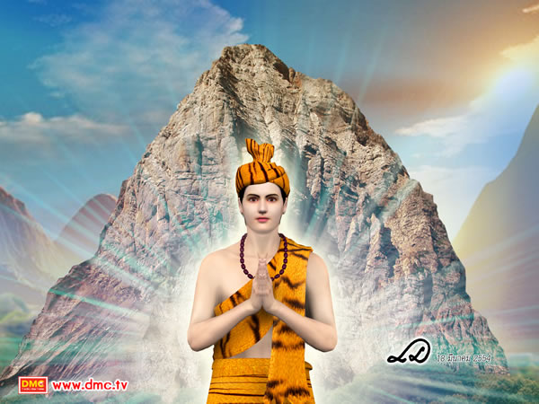 พระโพธิสัตว์จะบำเพ็ญอธิษฐานบารมีประดุจดั่งภูเขาศิลาแท่งทึบ ที่ไม่หวั่นไหวโยกคลอนด้วยแรงลมที่พัดมาจากทิศทั้งสี่