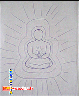 ภาพวาดประสบการณ์ภายในของพระเข็มพร อนุตฺตโร