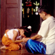 How does an old tradition of Thai society that urges children to prostrate themselves at their parents’ feet before going to bed help develop children’s virtue?