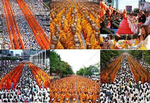 ตักบาตรเมืองปาย ตักบาตรเมืองปาย