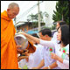 ตักบาตรจังหวัดลำพูน พระ 1,081 รูป ตักบาตรจังหวัดลำพูน พระ 1,081 รูป