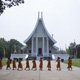สามเณรศูนย์อบรมท่าโขลง เดินธุดงค์มุ่งหน้าสู่อุโบสถวัดพระธรรมกาย สามเณรศูนย์อบรมท่าโขลง เดินธุดงค์มุ่งหน้าสู่อุโบสถวัดพระธรรมกาย
