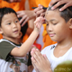 พิธีตัดปอยผมนาค โครงการหน่อแก้วเปรียญธรรม พิธีตัดปอยผมนาค โครงการหน่อแก้วเปรียญธรรม