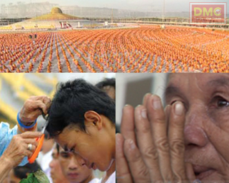 หลานบวช..ยายตัดผมมือสั่นเลย