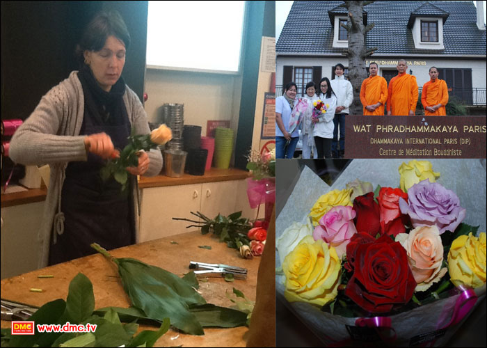 ชาวฝรั่งเศสเจ้าของร้านในตลาด"รังจีส"บรรจงตัดคัดกุหลาบสวยๆ ชาวฝรั่งเศสเจ้าของร้านในตลาด"รังจีส"บรรจงตัดคัดกุหลาบสวยๆ