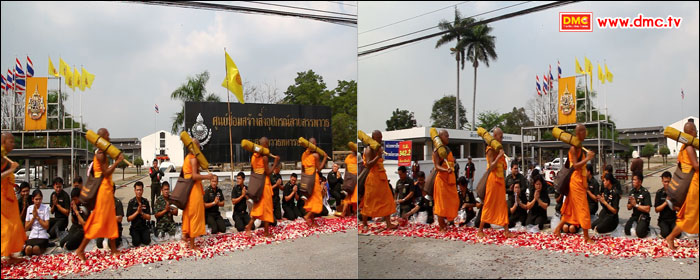 ทหารกองทัพไทยยกทัพต้อนรับทหารกองทัพธรรมด้วยความเคารพ ทหารกองทัพไทยยกทัพต้อนรับทหารกองทัพธรรมด้วยความเคารพ
