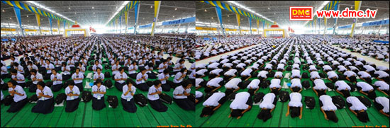 ภาพความเรียบร้อย เป็นระบบระเบียบ ของเหล่าเด็กดี V-Star ที่กำลังจะเดินทางมาโดยพร้อมเพียงกัน ณ วัดพระธรรมกาย ในวันเสาร์ที่ 28 มกราคม นี้