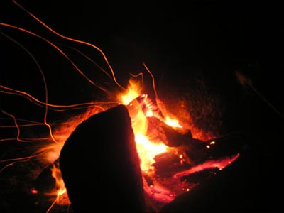 Jumping into a fire: It can be compared to a person jumping into the flames of a fire. Jumping into a fire: It can be compared to a person jumping into the flames of a fire.