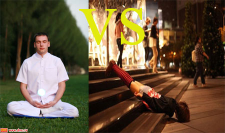 ท่า Peace Position และ ท่าแพลงกิ้ง