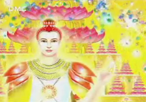 ท้าวสักกเทวราช ใน<a href=http://video.dmc.tv/programs/heaven_animation.html title='สวรรค์' target=_blank><font color=#333333>สวรรค์</font></a>ชั้นดาวดึงส์ ท้าวสักกเทวราช ในสวรรค์ชั้นดาวดึงส์