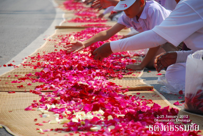 จัดตกแต่งให้สวยงามสมกับการรอคอยพระธุดงค์มาเยือน