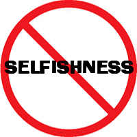selfishness