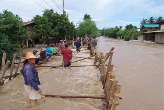 ร่วมใจกันแก้ปัญหาน้ำท่วม
