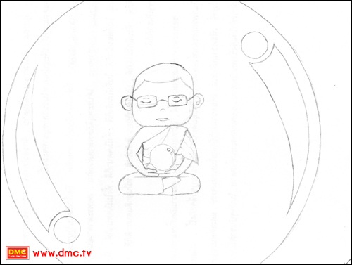 ภาพวาดจากประสบการณ์ภายในของ พระมหาอโนชา  อาทิตฺตชโย