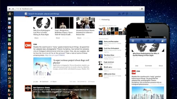 FACEBOOK new feed