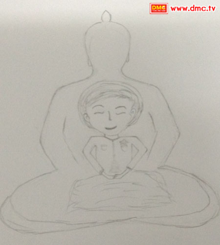 ภาพวาดจากประสบการณ์ภายในของธรรมทายาทหญิง บุหลัน ปุยวงศ์ ภาพวาดจากประสบการณ์ภายในของธรรมทายาทหญิง บุหลัน ปุยวงศ์