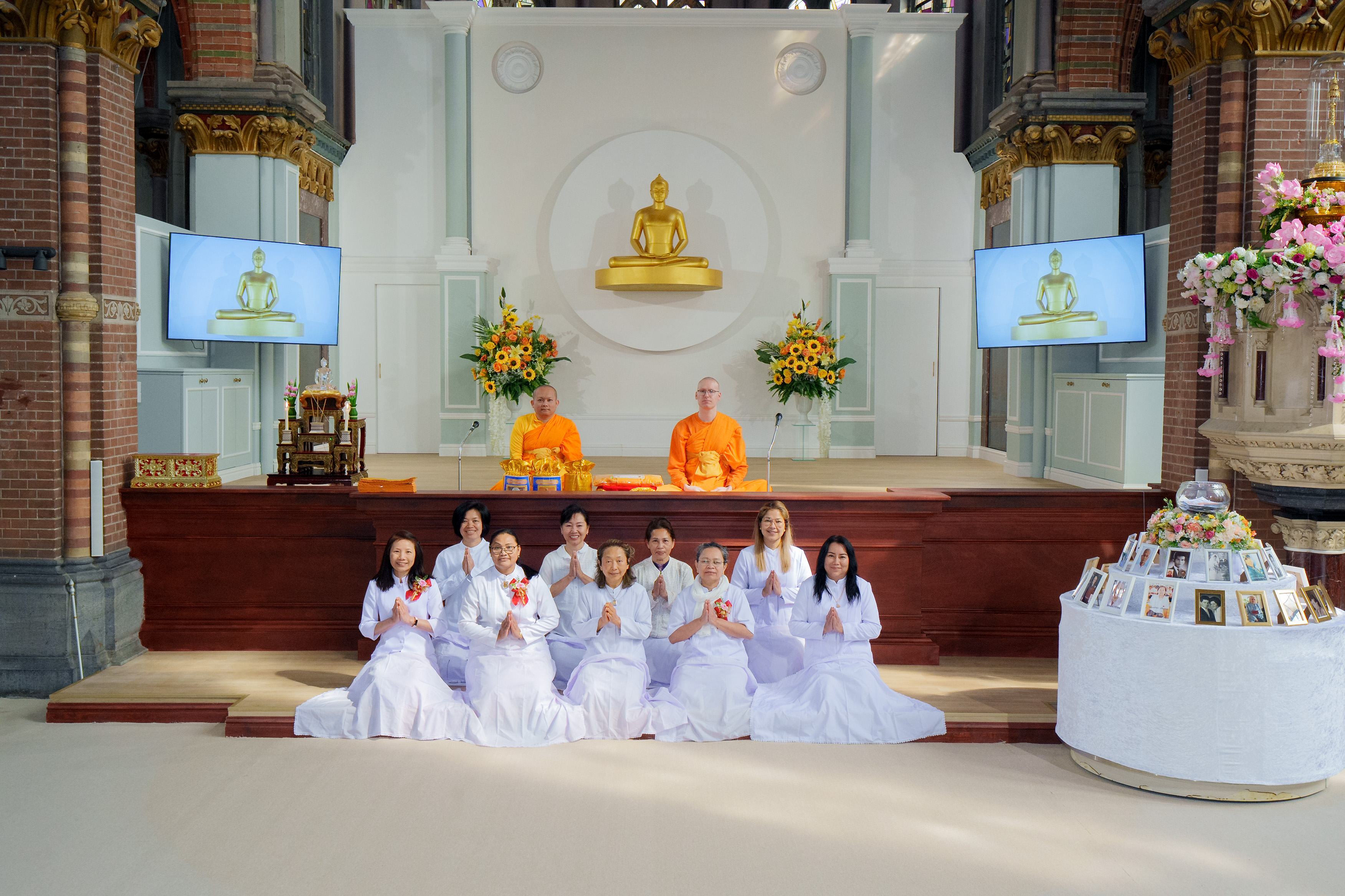 วัดพระธรรมกายเนเธอร์แลนด์ จัดงานบุญพิธีบุพเปตพลี