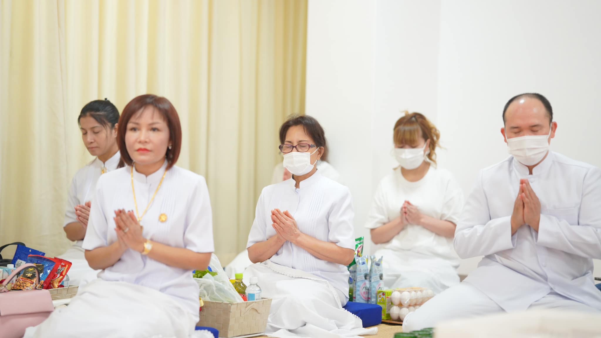 วัดพระธรรมกายโอซาก้า จัดพิธีบูชาข้าวพระและงานบุญวันวิสาขบูชา
