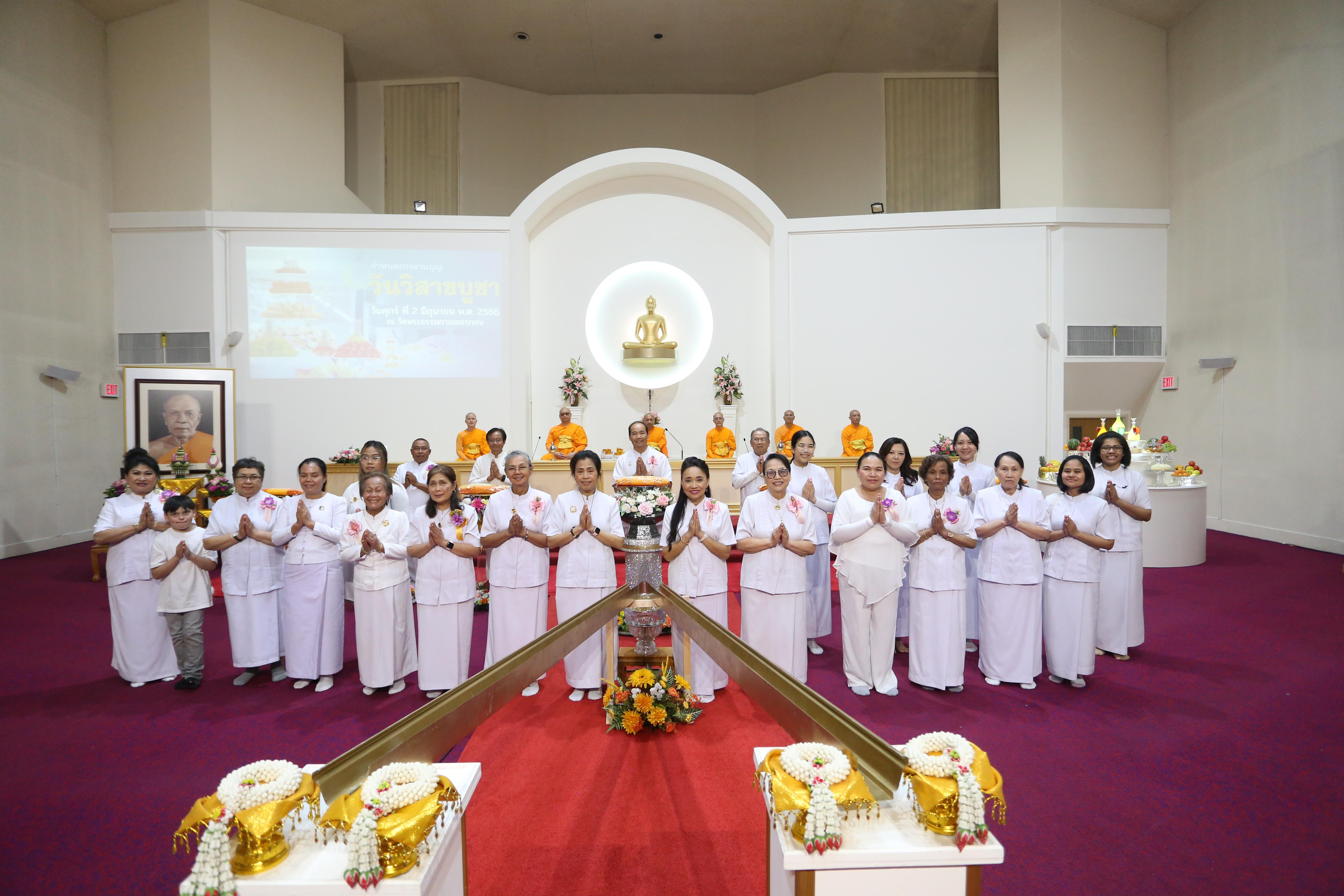 วัดพระธรรมกายออเรกอน จัดงานบุญวันวิสาขบูชา