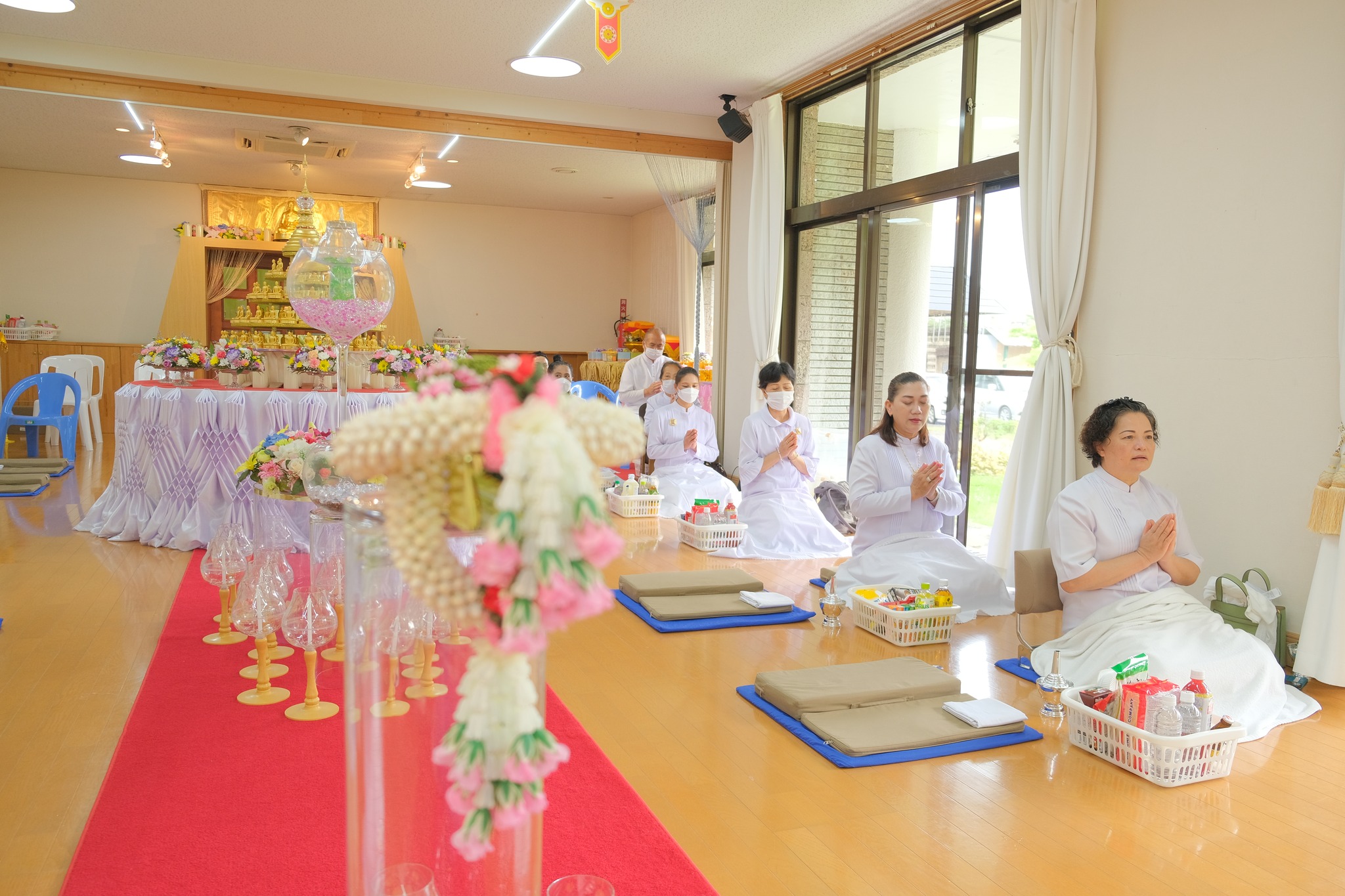 วัดพระธรรมกายโทชิหงิ จัดพิธีบูชาข้าวพระ