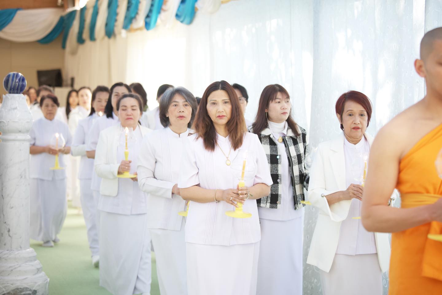 วัดพระธรรมกายบาวาเรีย จัดพิธีจุดวิสาขประทีป