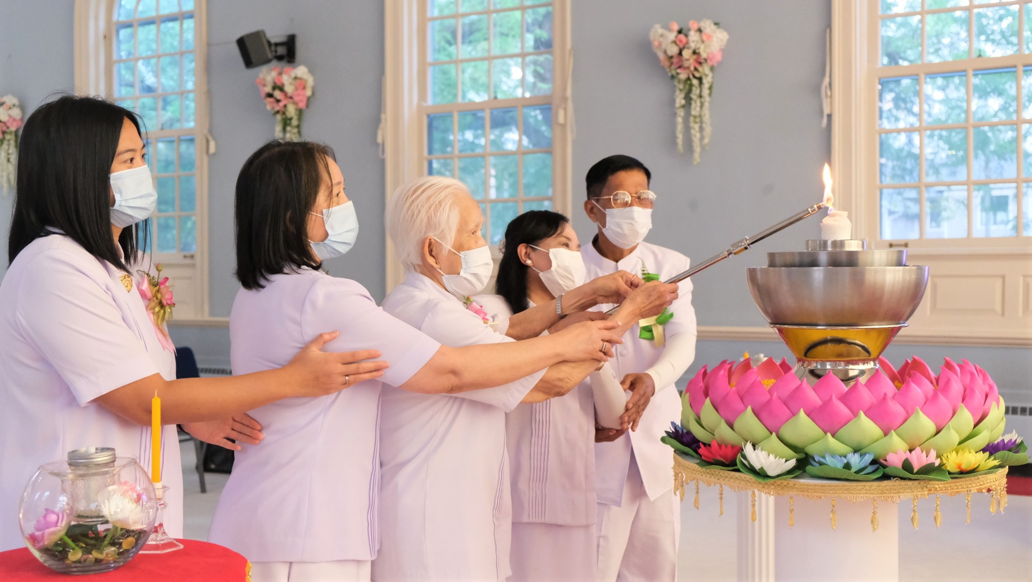 วัดพระธรรมกายชิคาโก จัดงานบุญวันวิสาขบูชา