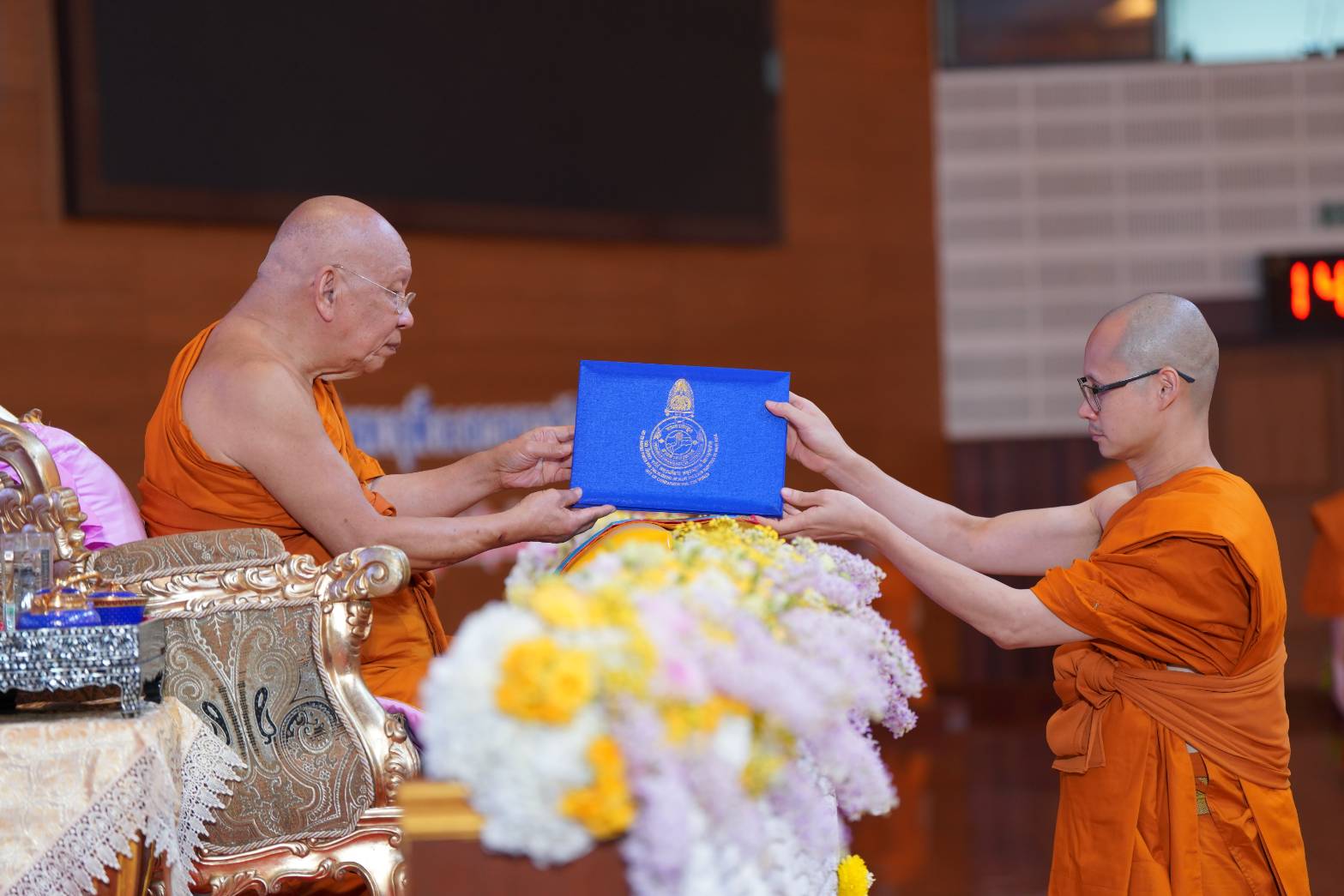 พิธีประทานวุฒิบัตรและปัจฉิมนิเทศโครงการอบรมพระธรรมทูตสายต่างประเทศ รุ่นที่ 29/2566