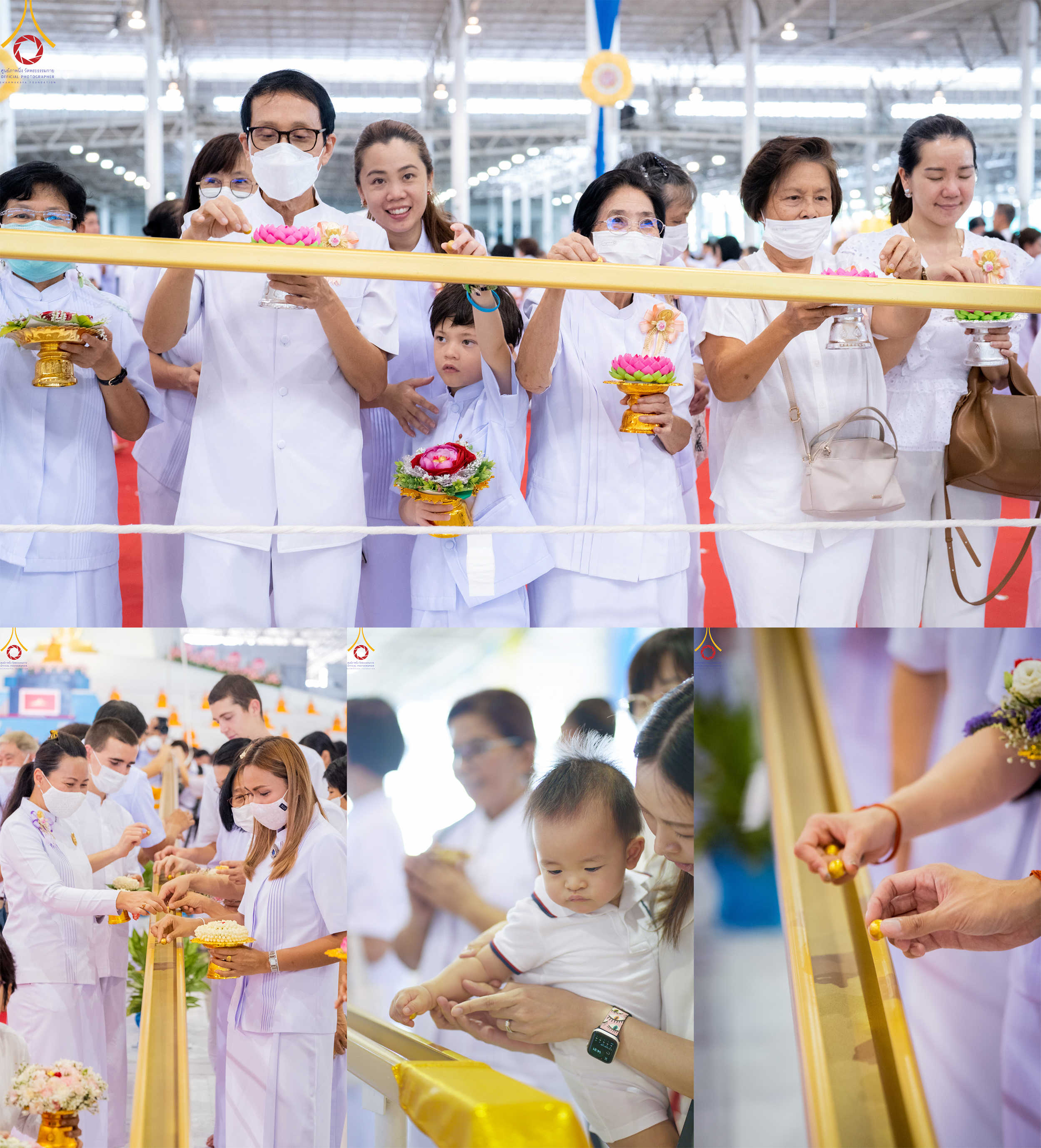 วัดพระธรรมกาย จัดงานบุญวันอาทิตย์