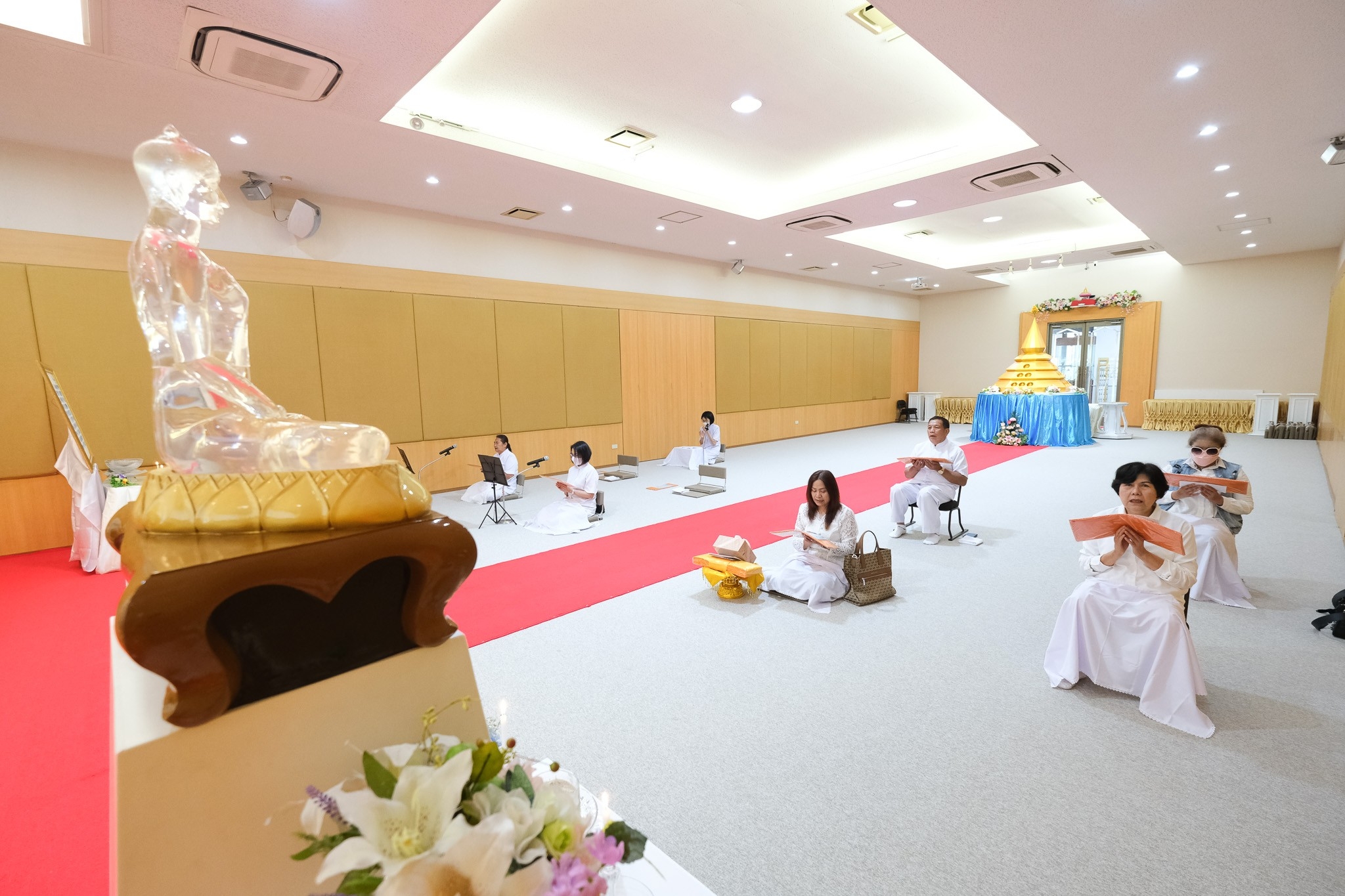 วัดพระธรรมกายอิบาราขิ จัดพิธีบุพเปตพลี