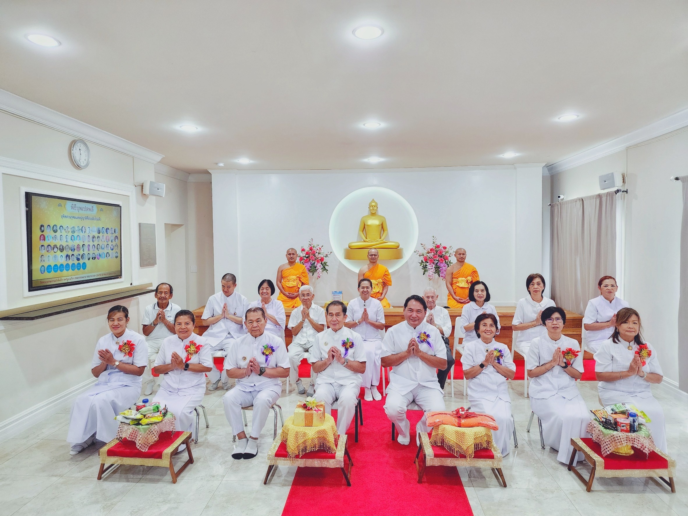 วัดพระธรรมกายปาล์มบีช จัดพิธีบุพเปตพลี