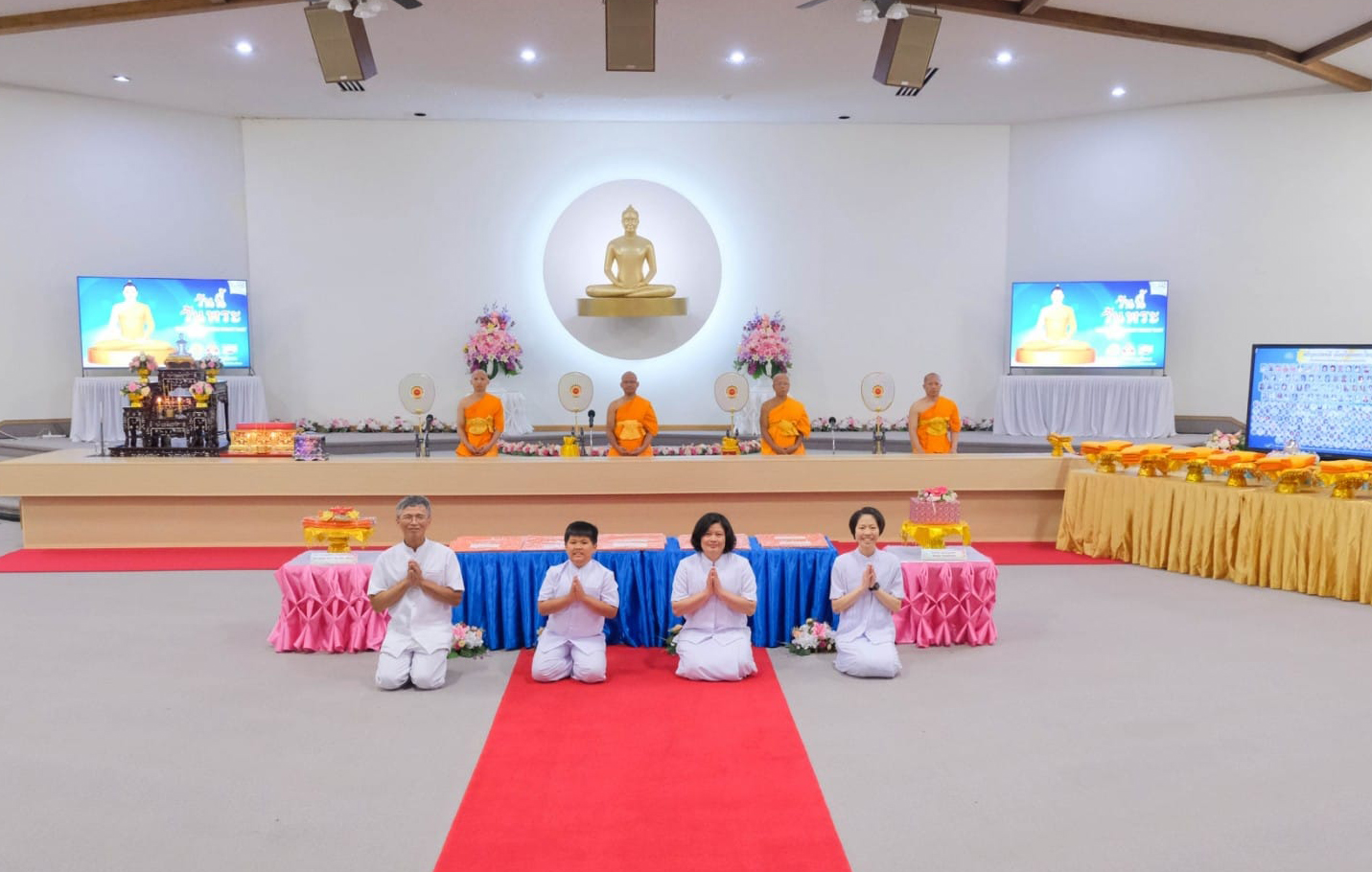 วัดพระธรรมกายมินเนโซตา จัดพิธีบุพเปตพลีออนไลน์
