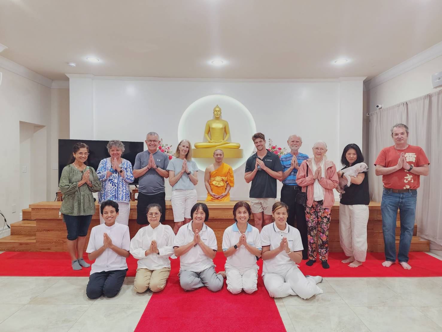 วัดพระธรรมกายปาล์มบีช จัดกิจกรรม Mindful Relaxation Meditation