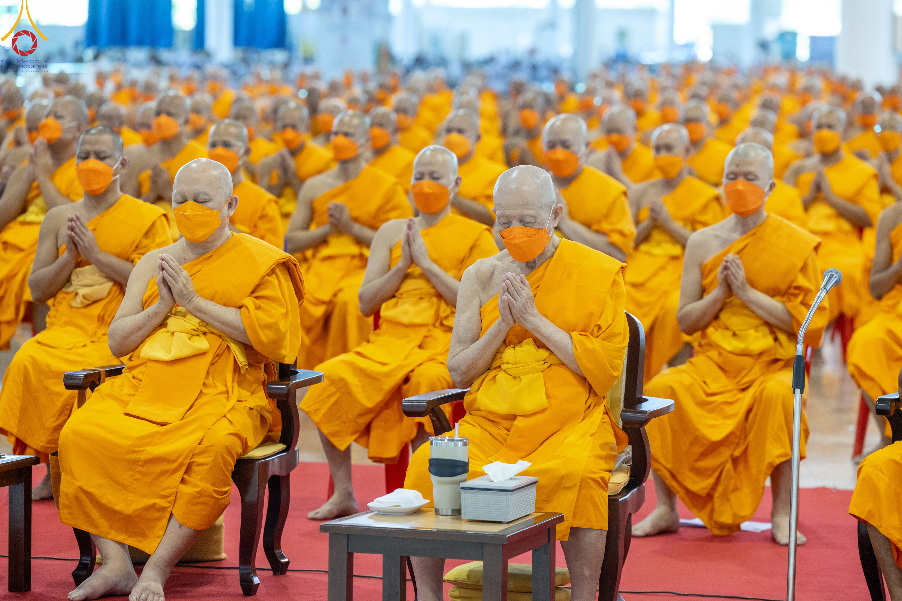 วัดพระธรรมกาย จัดพิธีบูชาข้าวพระ