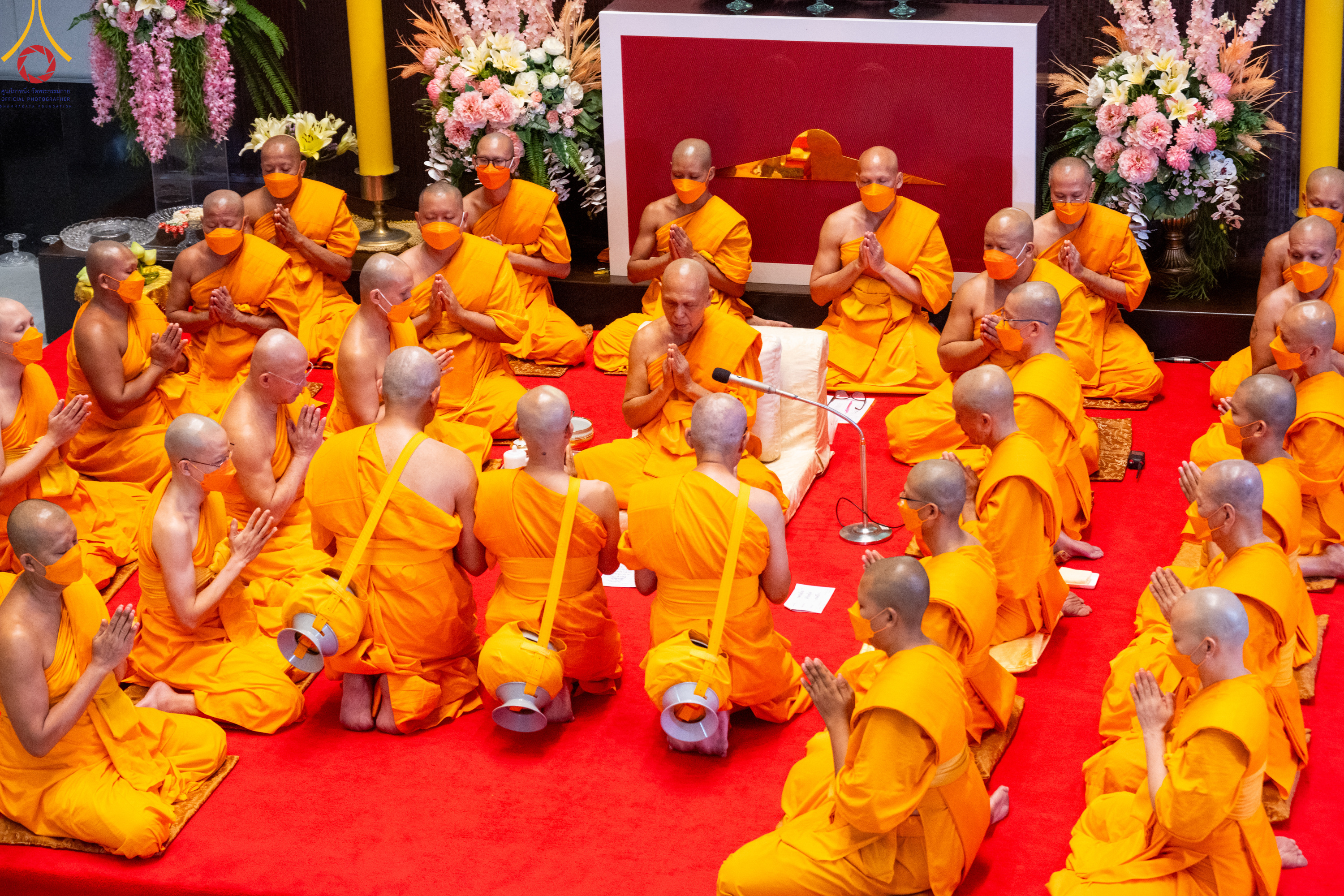 พิธีบรรพชาอุปสมบทหมู่ธรรมทายาทรุ่นนานาชาติ ภาคภาษาจีน รุ่นที่ 18