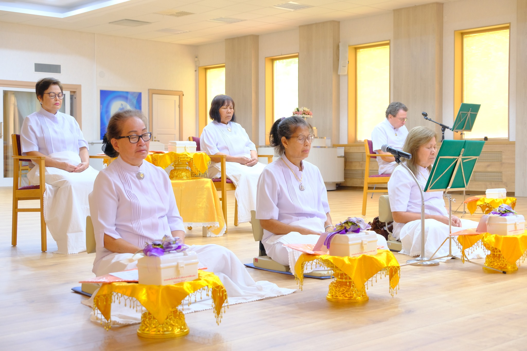 วัดพระธรรมกายบูโรส จัดพิธีบุพเปตพลี