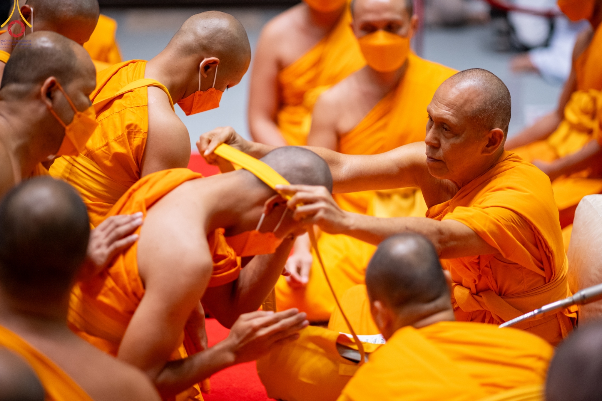 พิธีบรรพชารุ่นเข้าพรรษา และโครงการบรรพชาสามเณรโรงเรียนนานาชาติ รุ่นที่ 12