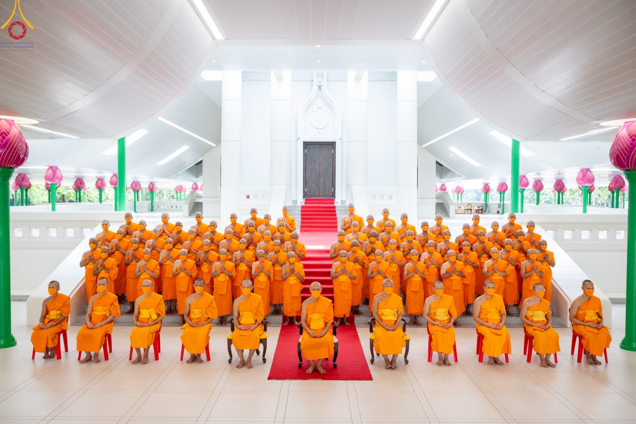 พิธีบรรพชารุ่นเข้าพรรษา และโครงการบรรพชาสามเณรโรงเรียนนานาชาติ รุ่นที่ 12