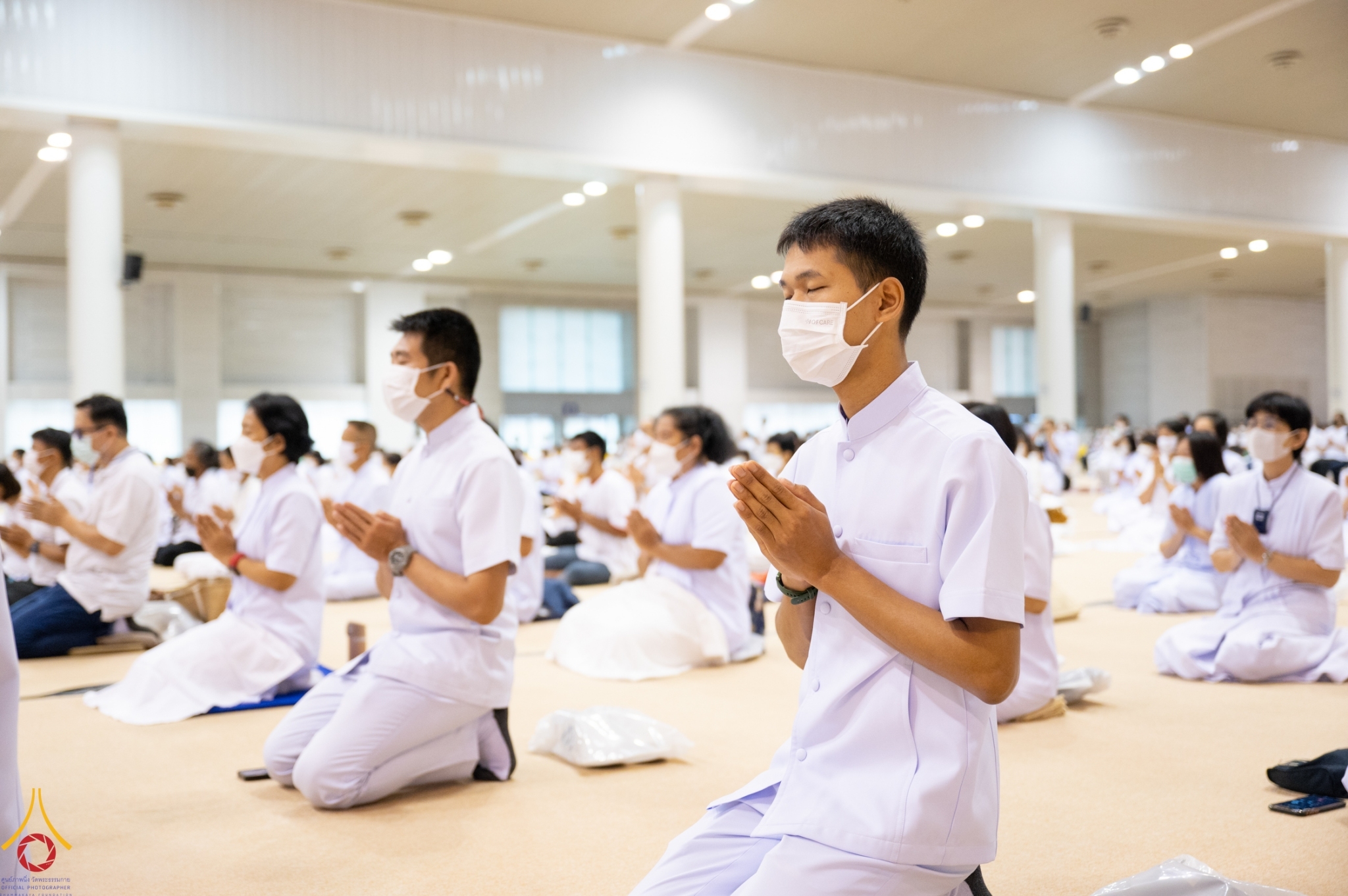 วัดพระธรรมกาย จัดพิธีเจริญพระพุทธมนต์ถวายเป็นพระราชกุศล