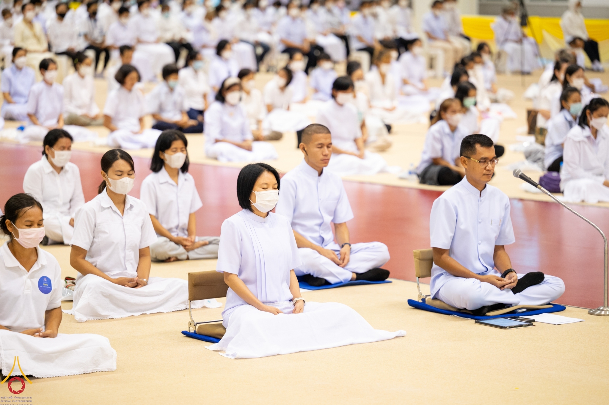 วัดพระธรรมกาย จัดพิธีเจริญพระพุทธมนต์ถวายเป็นพระราชกุศล